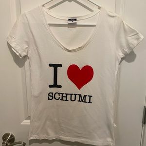 F1 “I ♥️ Schumi” T-Shirt. Size S/M. Perfect Condition. Michael Schumacher Tee.